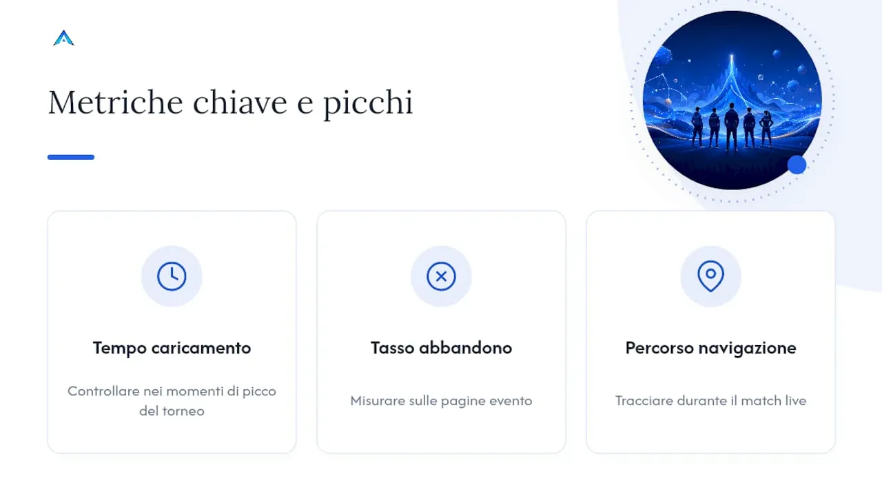 Tre metriche per tenere sotto controllo il sito di e-sport