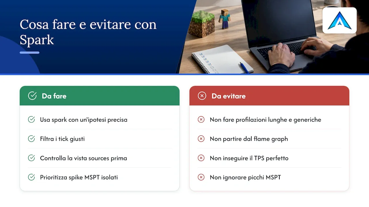 Cosa conta davvero quando si passa da timings a spark — overview diagram