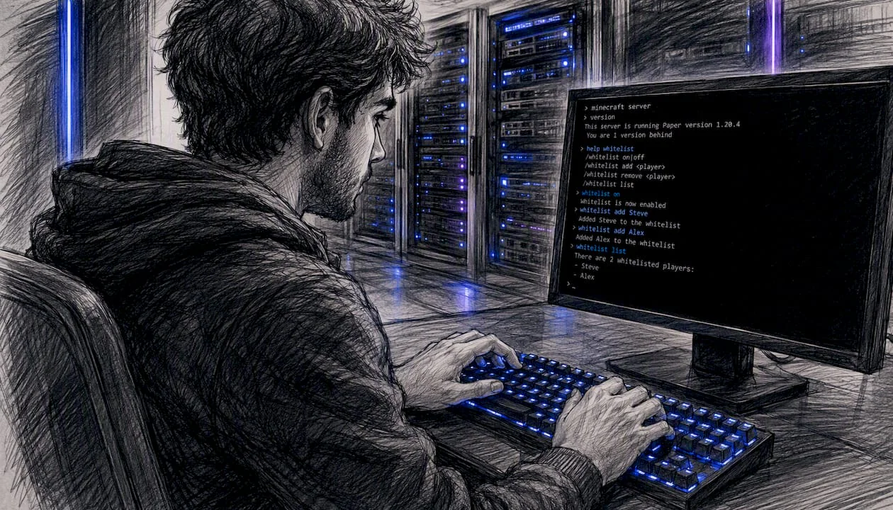 Whitelist server Minecraft: guida completa per amministratori